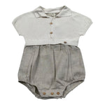 Wedoble Pagliaccetto Mezza Manica Tinta Unita per Neonato V2408305L BEIGE WEDOBLE 