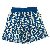 Diesel Bermuda mit elastischer Taille und Logo-Prints Hellblau für Jungen