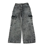 Lu Lu By Miss Grant Jeans Tinta Unita Modello Cargo per Bambina LL3120 GRIGIO LU LU BY MISS GRANT 
