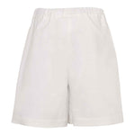 Dou Dou Short Tinta Unita con Elastico In Vita per Bambina DQ6P59 BIANCO DOU DOU 