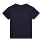 Guess T-Shirt Girocollo Tinta Unita con Stampe per Neonato N5RI23K8HM4NX BLU GUESS 