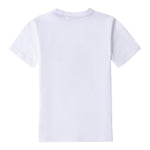 Sarabanda T-Shirt Girocollo Tinta Unita con Stampa per Bambino 0B744 BIANCO SARABANDA 