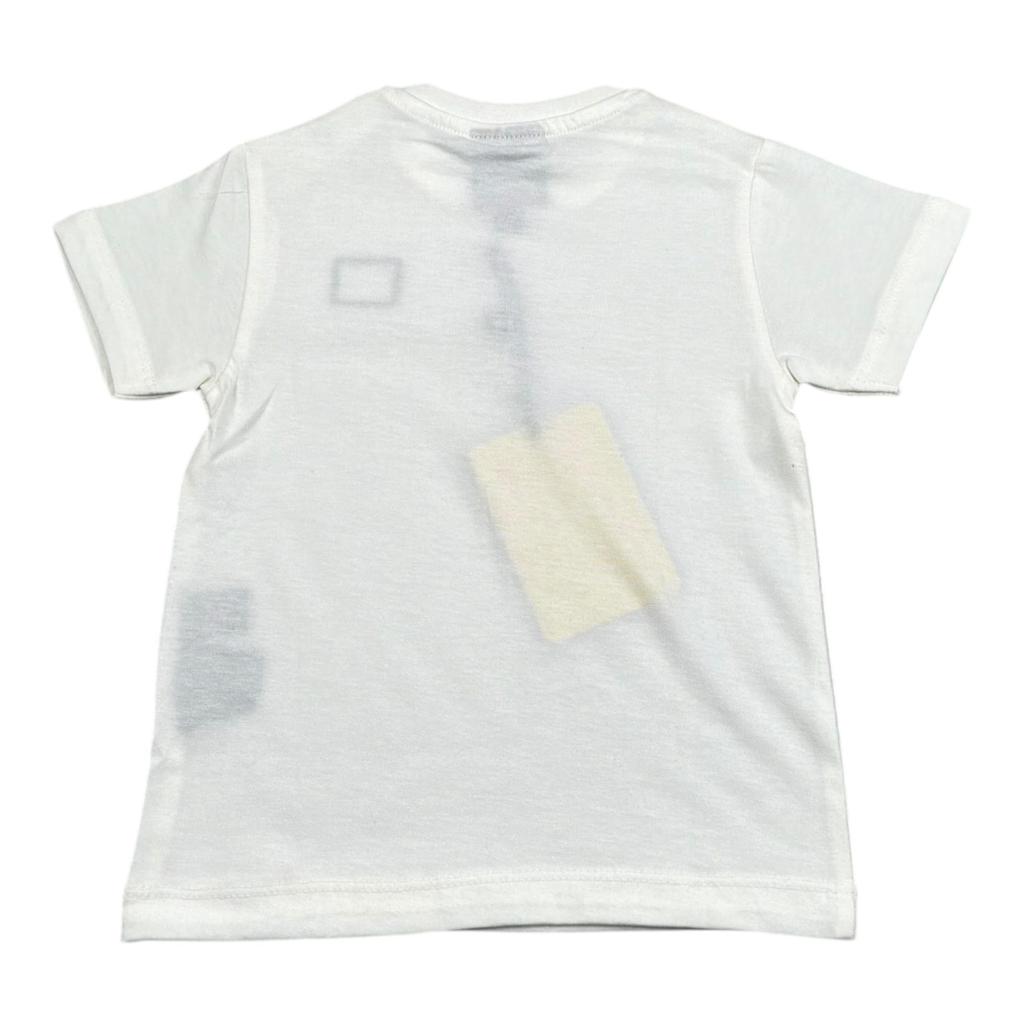 F**K T-Shirt Girocollo Tinta Unita con Stampa per Neonato FJ2450038WHN BIANCO F**K 