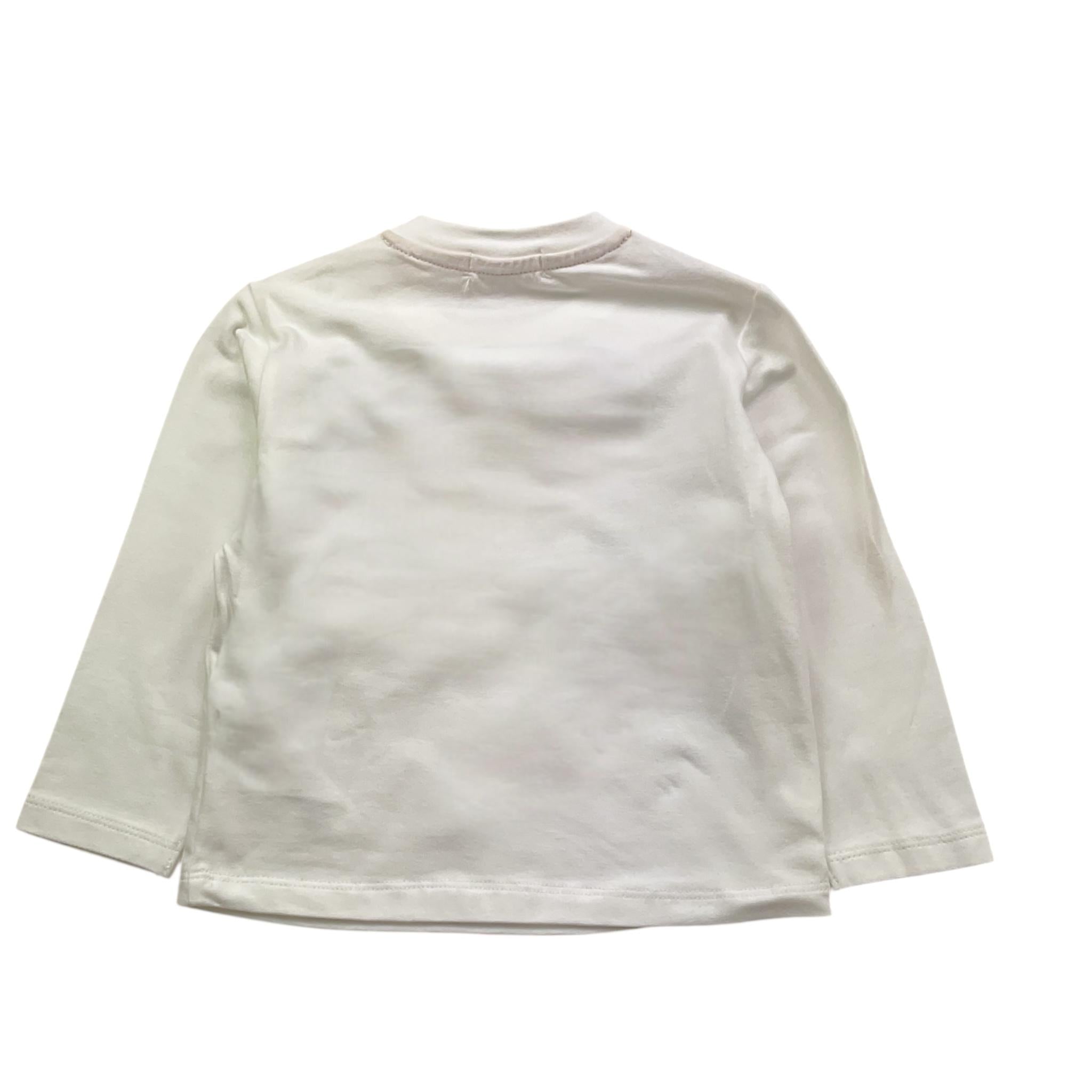 Y-CLU shirt tinta unita girocollo con stampa Bianco per Neonato BYN10772 BIANCO Y-CLU 