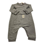 NANAN tutina manica lunga tinta unita Grigio per Neonato I2306601GR GRIGIO NANAN 