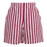 Dou Dou Shorts Bicolore con Fantasia A Righe per Bambina DW6Q39XX BIANCO DOU DOU 