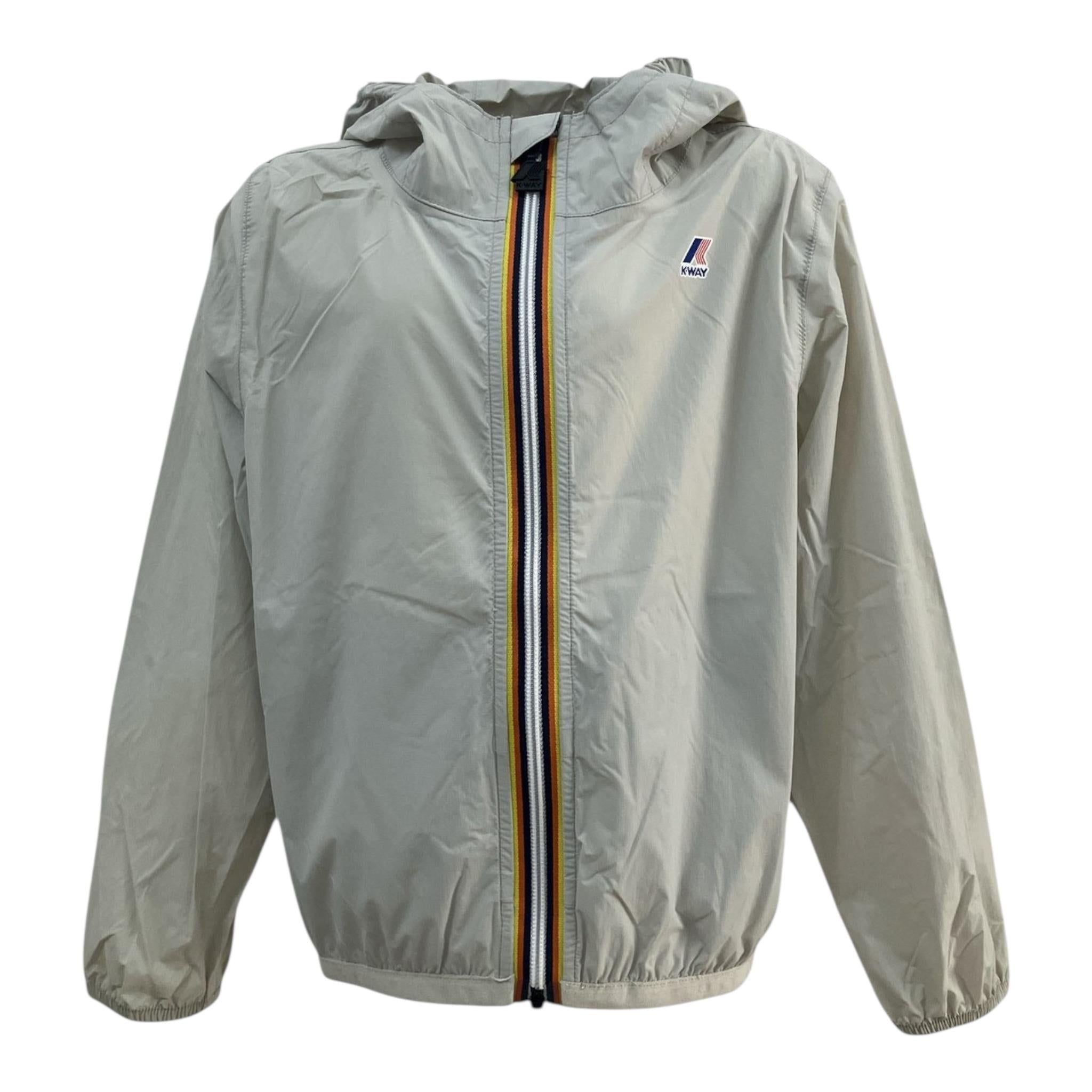 K-Way Giubbino Tinta Unita con Cappuccio per Bambina K61336W BEIGE K-WAY 