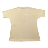 DISCLAIMER t-shirt girocollo tinta unita cn logo Panna per Bambino 24IDK58229 PANNA DISCLAIMER 