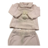 NANAN completo 2 pezzi maglia-ghettina in ciniglia Rosa per Neonata I2201401R ROSA NANAN 