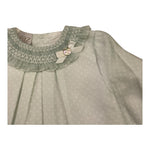 ELISABETTA FRANCHI set abito tinta unitacon culotte Verde acqua per Neonata 004150193 VERDE ACQUA ELISABETTA FRANCHI 