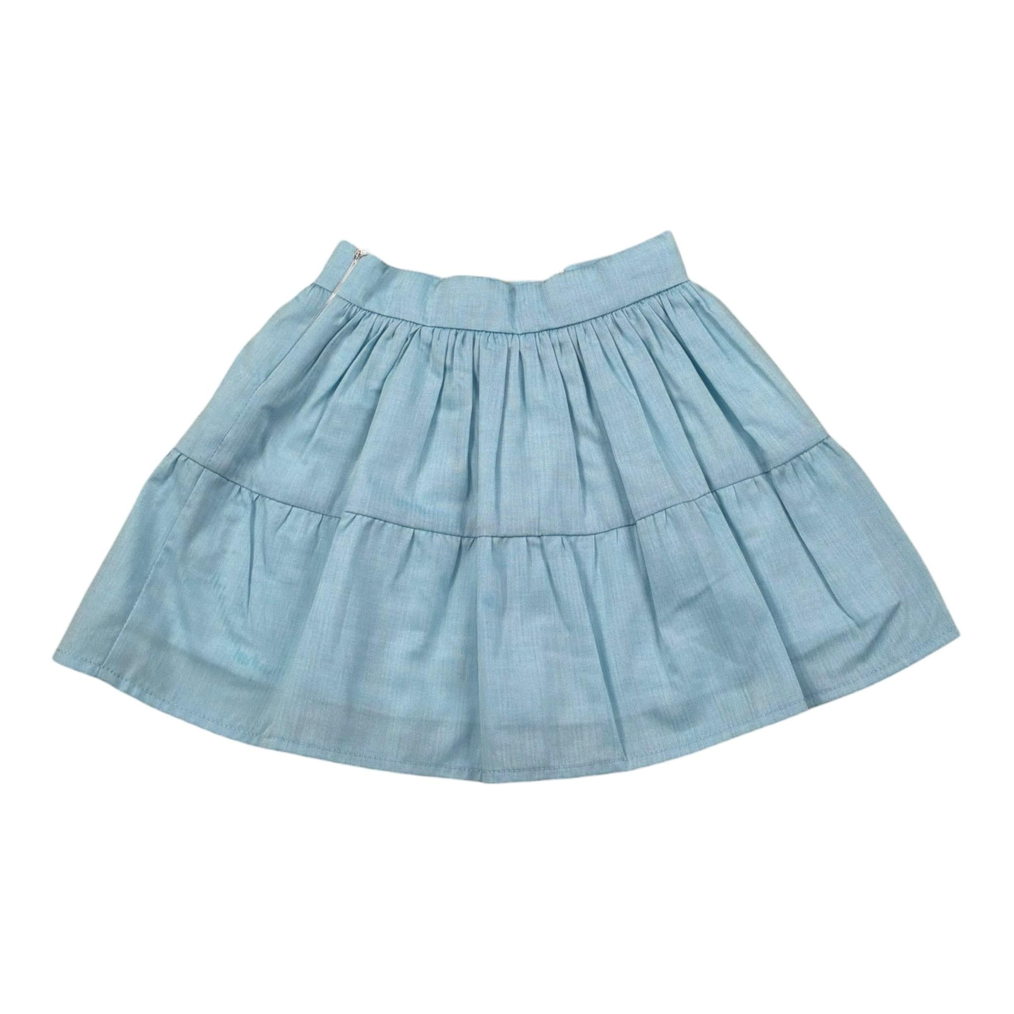 Ilfarobimbi Gonna tinta unita Azzurro per Bambina IFB40325J AZZURRO ILFAROBIMBI 