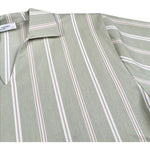 Paolo Pecora Camicia Mezza Manica Fantasia A Righe per Bambino PP42355 VERDE PAOLO PECORA 