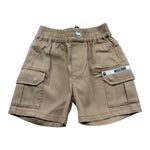 Moschino Short Tinta Unita con Elastico In Vita per Neonata MUQ01Q BISCOTTO MOSCHINO 