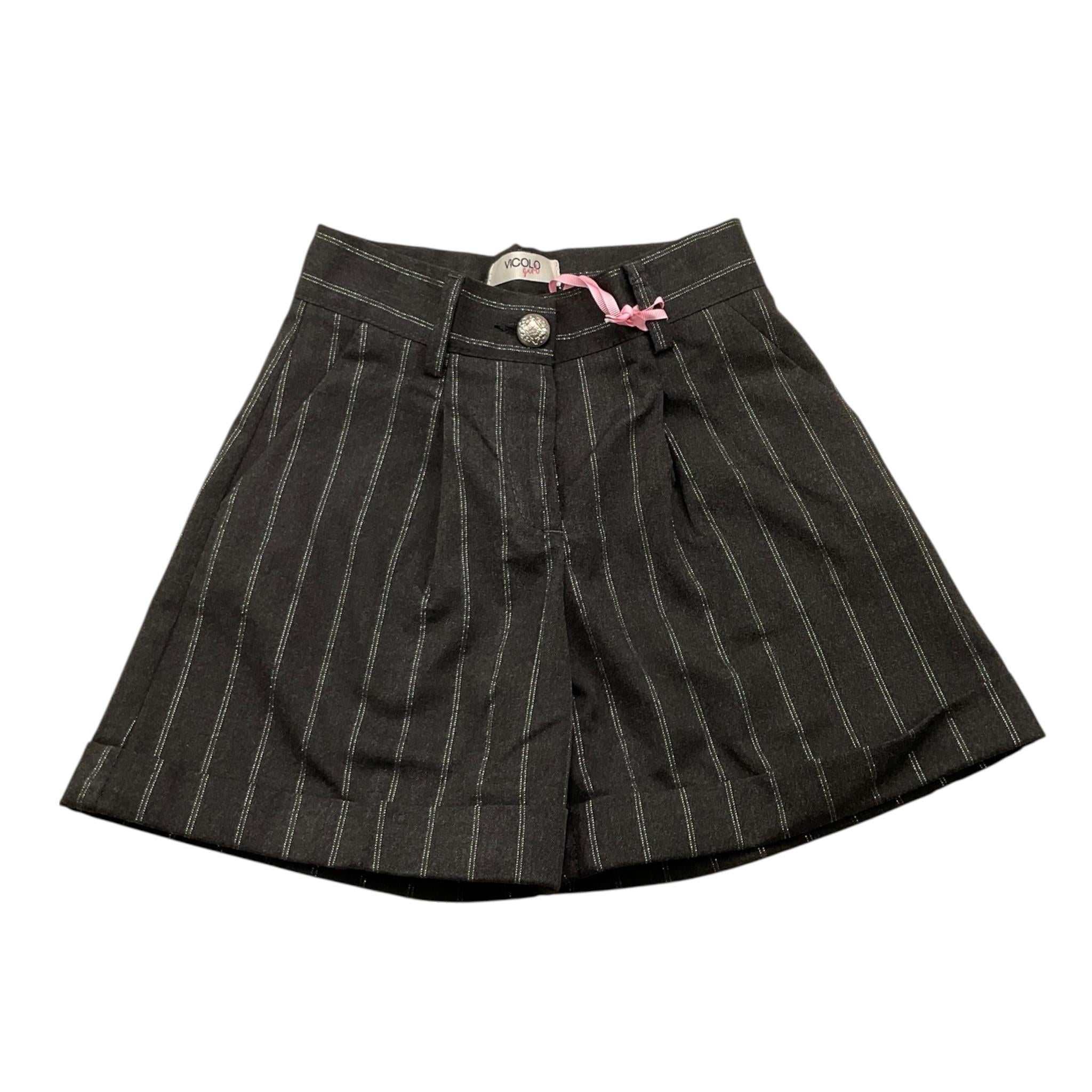 VICOLO short tinta unita con girovita regolabile Grigio per Neonata 3142S00184N GRIGIO VICOLO 