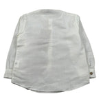 Manuel Ritz Camicia Manica Lunga tinta unita Collo Coreano Panna per Bambino MR2217J PANNA MANUEL RITZ 