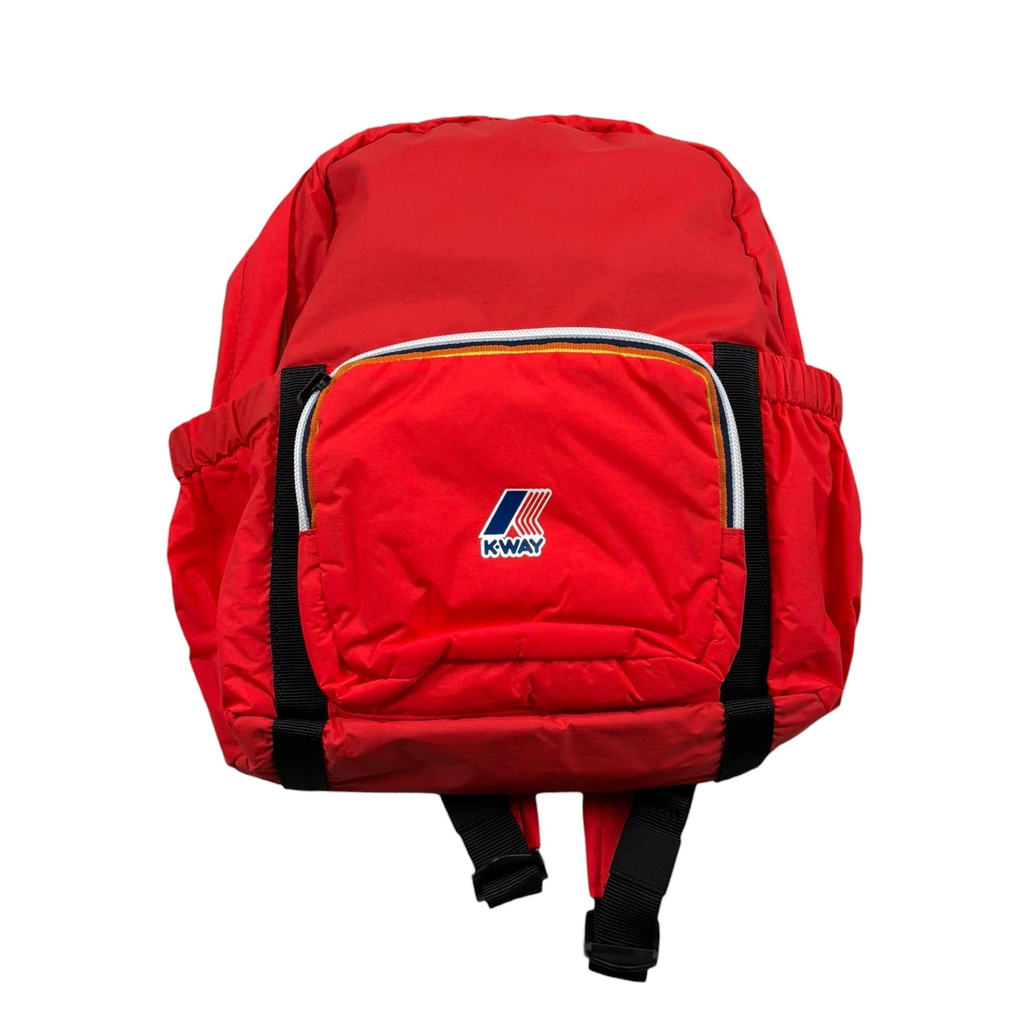 K-Way Zaio Tinta Unita con Stampe per Bambino K81421W ROSSO K-WAY 