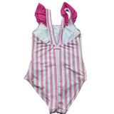 Saint Barth Costume Intero Fantasia A Righe per Bambina CAROL BIANCO/ROSA SAINT BARTH 
