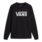 VANS shirt girocollo tinta unita con logo Nero per Bambino VN000XIY28 NERO VANS 