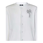 MCU felpa tinta unita con bottoni e brillantini Bianco per Bambina MCUK6004 BIANCO MCU 