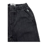 IL GUFO jeans tinta unit con elastico in vita Nero per Bambino A24PL427J0048 NERO IL GUFO 