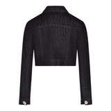 Fun & Fun Giubbino Modello Crop Tinta Unita In Denim per Bambina FNCJJK00982 BLU FUN & FUN 