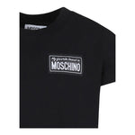 MOSCHINO t-shirt tinta unita girocollo Nero per Bambino HRM04K NERO MOSCHINO 