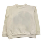 NEVER TOO felpa chiusa gircollo tinta unita con stampa in contrasto Panna per Neonato NT2152N PANNA NEVER TOO 