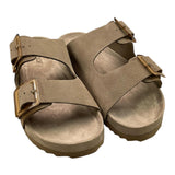 Colors Of California Einfarbige Sandalen mit Schnallen Beige für Kinder