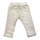 Trainingsanzug Modell Aventiquattrore Hose einfarbig beige für Neugeborene