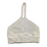 Ermanno Scervino Weißes, schlichtes Stricktop für Mädchen