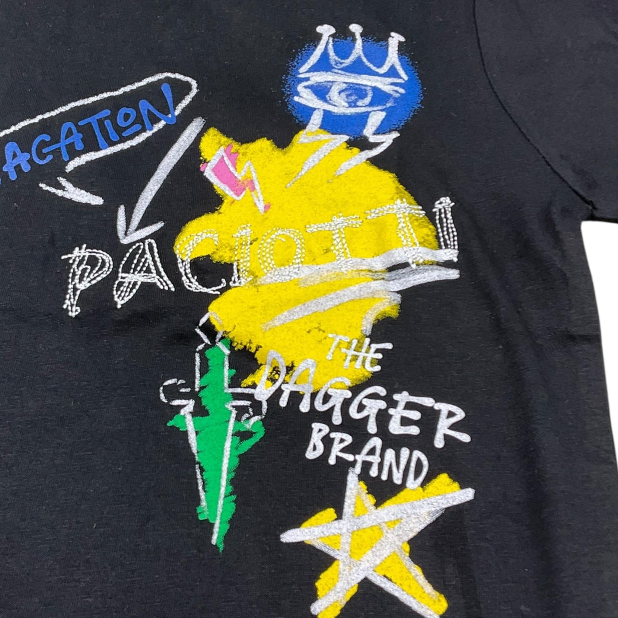 Cesare Paciotti T-Shirt Girocollo Tinta Unita con Stampa per Bambino TSP5106J NERO CESARE PACIOTTI 