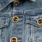 Marc Ellis Giubbino Tinta Unita In Denim per Bambina JMJJK01180 AZZURRO MARC ELLIS 