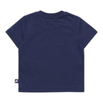K-Way T-Shirt Girocollo Tinta Unita con Logo per Neonato K11613WXX BLU K-WAY 