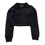 TO be too maglia tinta unita con colletto Nero per Bambina TBT2460 NERO TO be too 