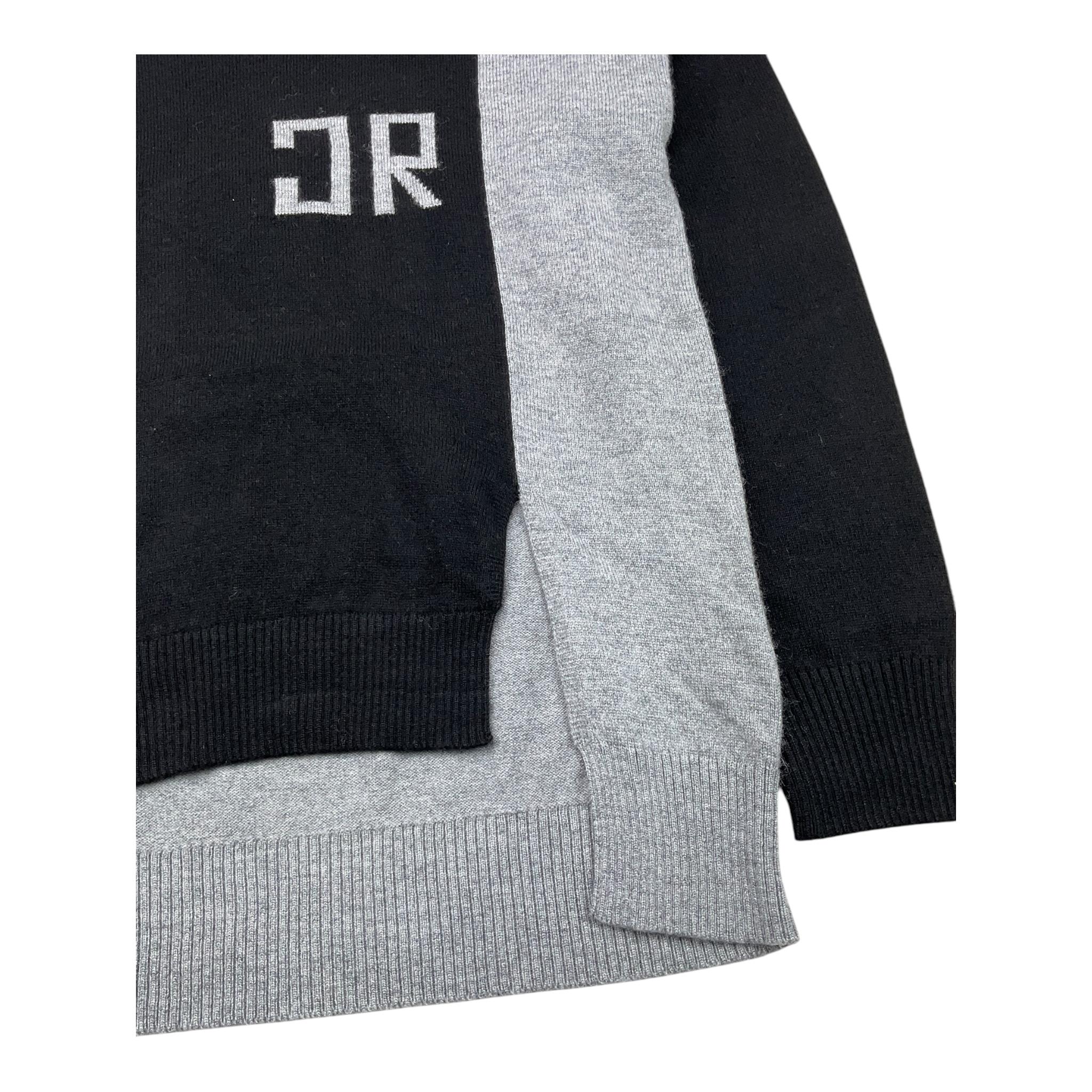 JOHN RICHMOND maglia collo alto bicolore Nero/grigio per Bambino RBA25124MA NERO/GRIGIO JOHN RICHMOND 