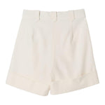 Fay Short Tinta Unita con Tasche Americane per Bambina FW6A49 PANNA FAY 