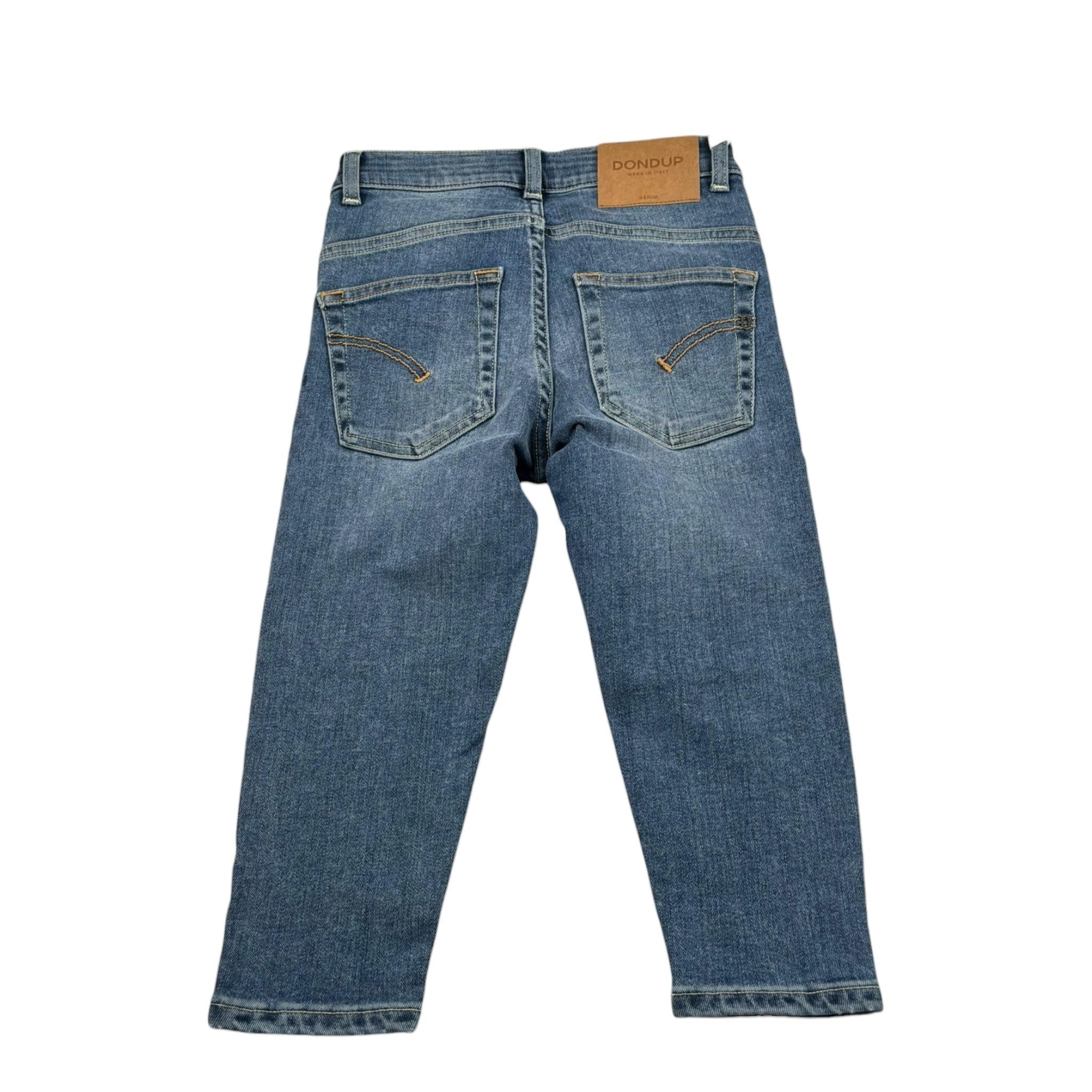 Dondup Jeans Tinta Unita per Bambino DMPA130 BLU DONDUP 