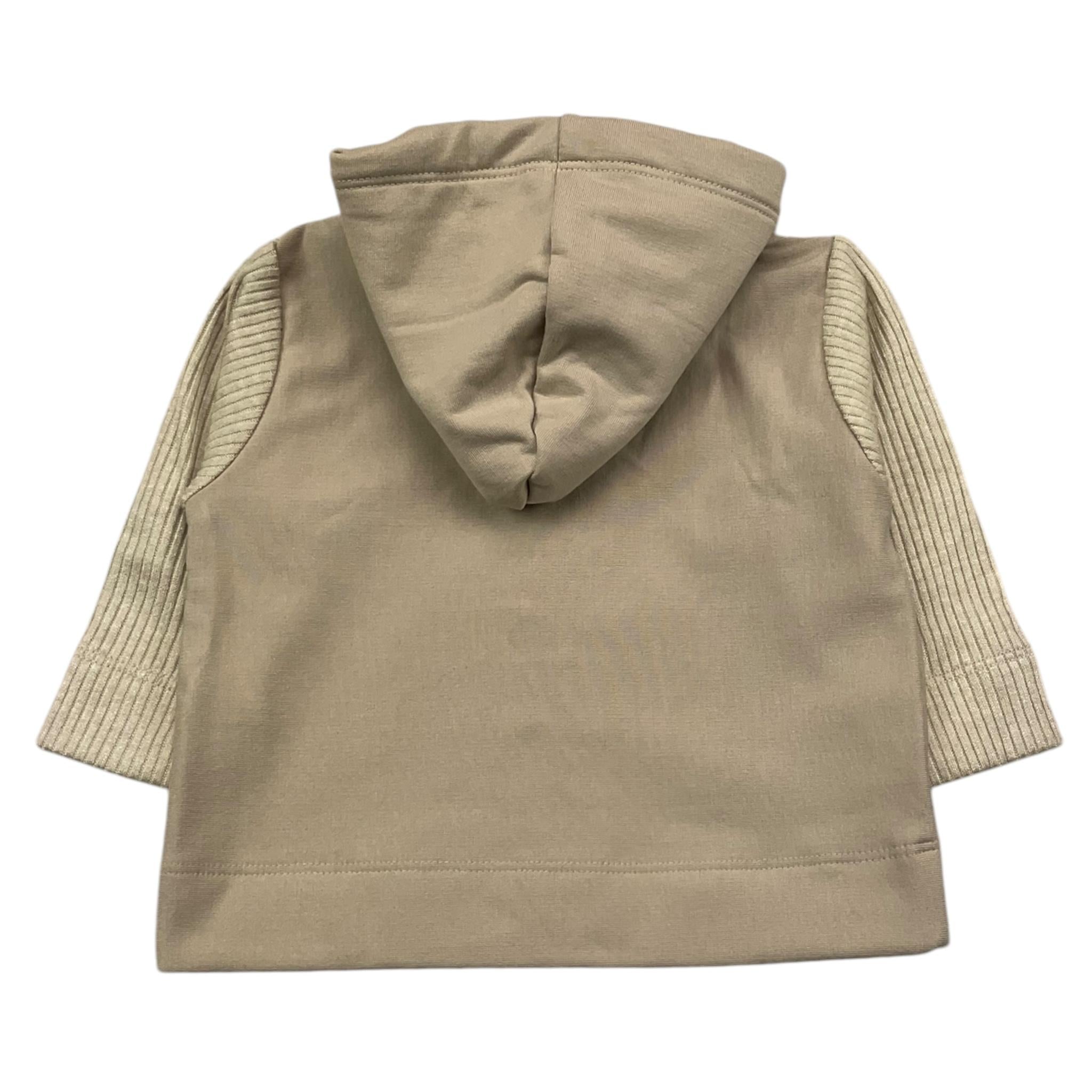 babbucce tinta unita con ricami in contrasto 711 SABBIA BAMBOOM+BABIES 