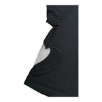 Liu Jo T-Shirt Girocollo Tinta Unita con Applicazione per Bambina GA5067XX NERO LIU JO 