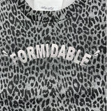 LU LU BY MISS GRANT felpa tinta unita con fantasia maculata Grigio per Bambina LL3338 GRIGIO LU LU BY MISS GRANT 