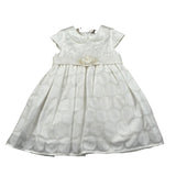 Chicchi Volanti Abito Mezza Manica tinta unita Bianco per Bambina CTW06 BIANCO CHICCHI VOLANTI 