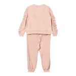 ELISABETTA FRANCHI completo 2 pezzi felpa-pantalone tinta unita Rosa per Bambina EGCM005 ROSA ELISABETTA FRANCHI 