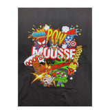 MOUSSE shirt girocollo tinta unita con stampa marvel Nero per Bambino HKTL371B NERO MOUSSE 