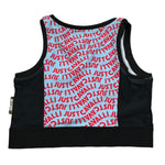 Just Cavalli Top Giromanica Stampa Fantasia Logo per Bambina JGP26246TO NERO JUST CAVALLI 