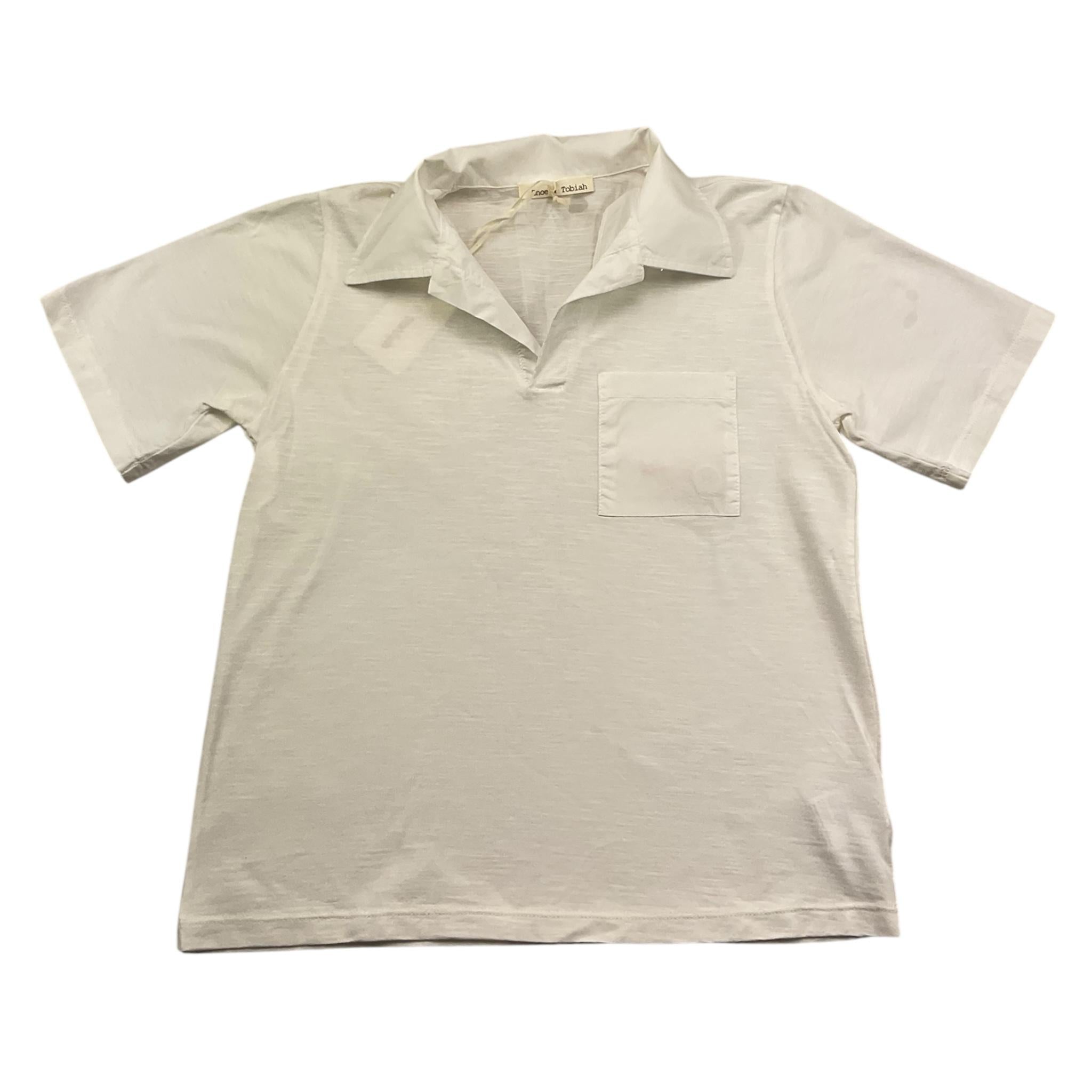 Zhoe & Tobiah Polo Mezza Manica Tinta Unita per Bambino BSE18M PANNA ZHOE & TOBIAH 