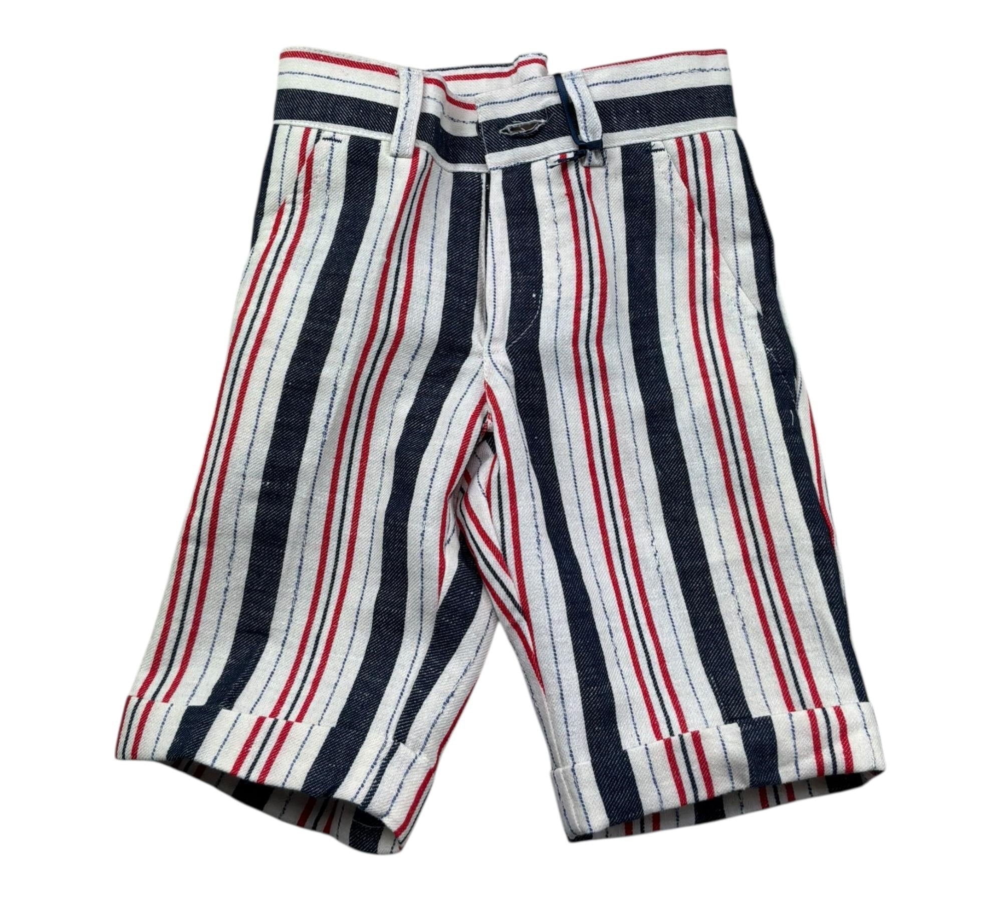 Manuel & Frank Bermuda Fantasia A Righe per Bambino MF2252B MULTICOLOR MANUEL & FRANK 