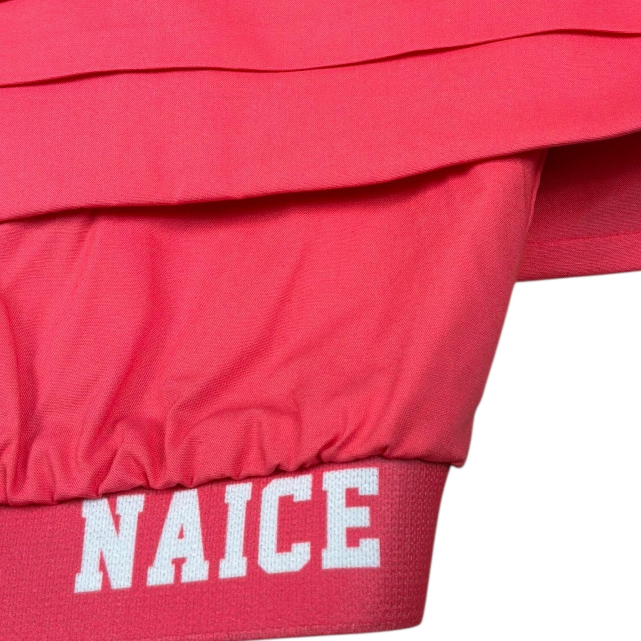 Naice Top Tinta Unita con Stampa per Bambina 20069 SALMONE NAICE 