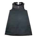 Elisabetta Franchi Abito Giromanica Tinta Unita con Brillantini per Bambina EFAB618 NERO ELISABETTA FRANCHI 