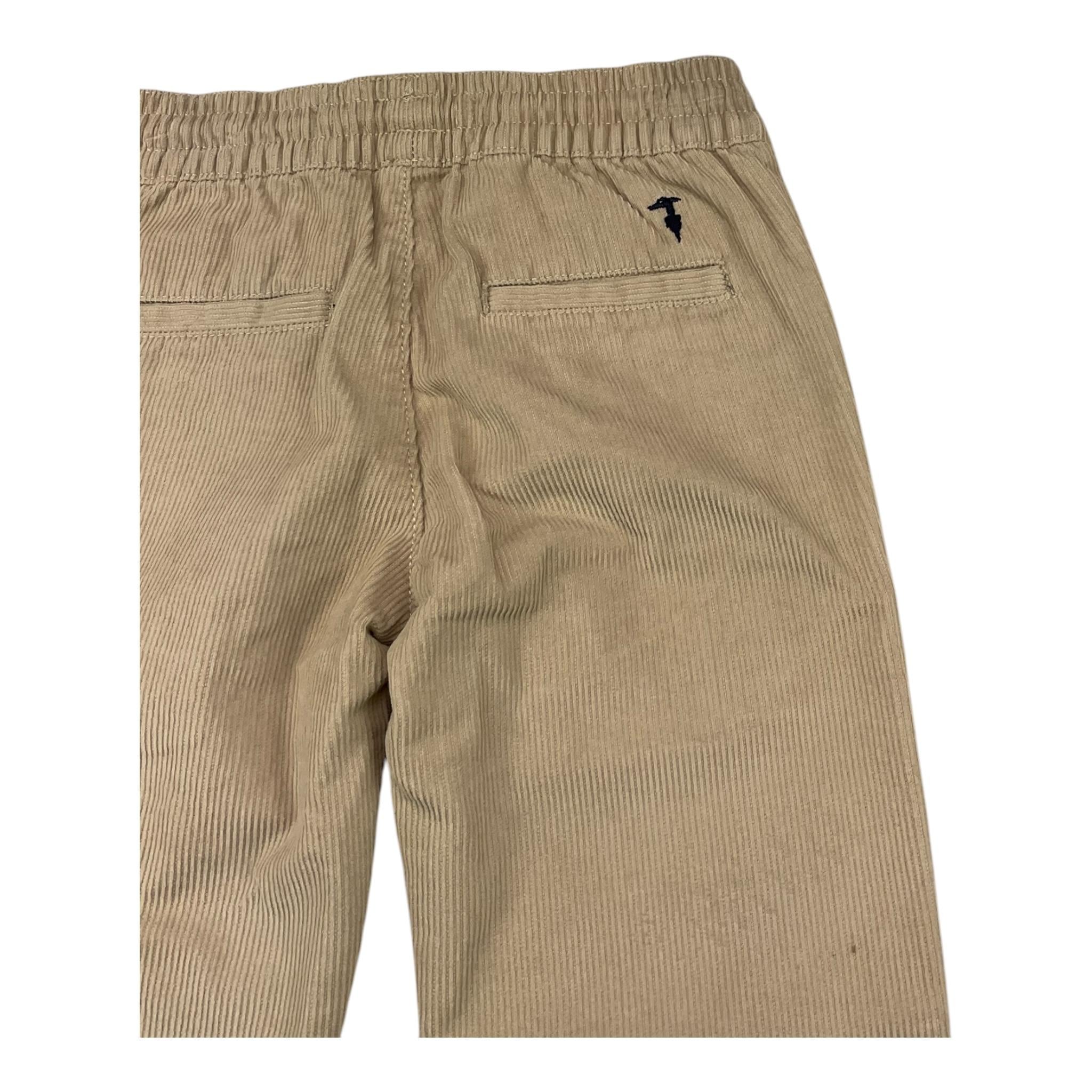 TRUSSARDI pazntalone tinta unita cn elastico in vita Beige per Bambino TBA25115PA BEIGE TRUSSARDI 