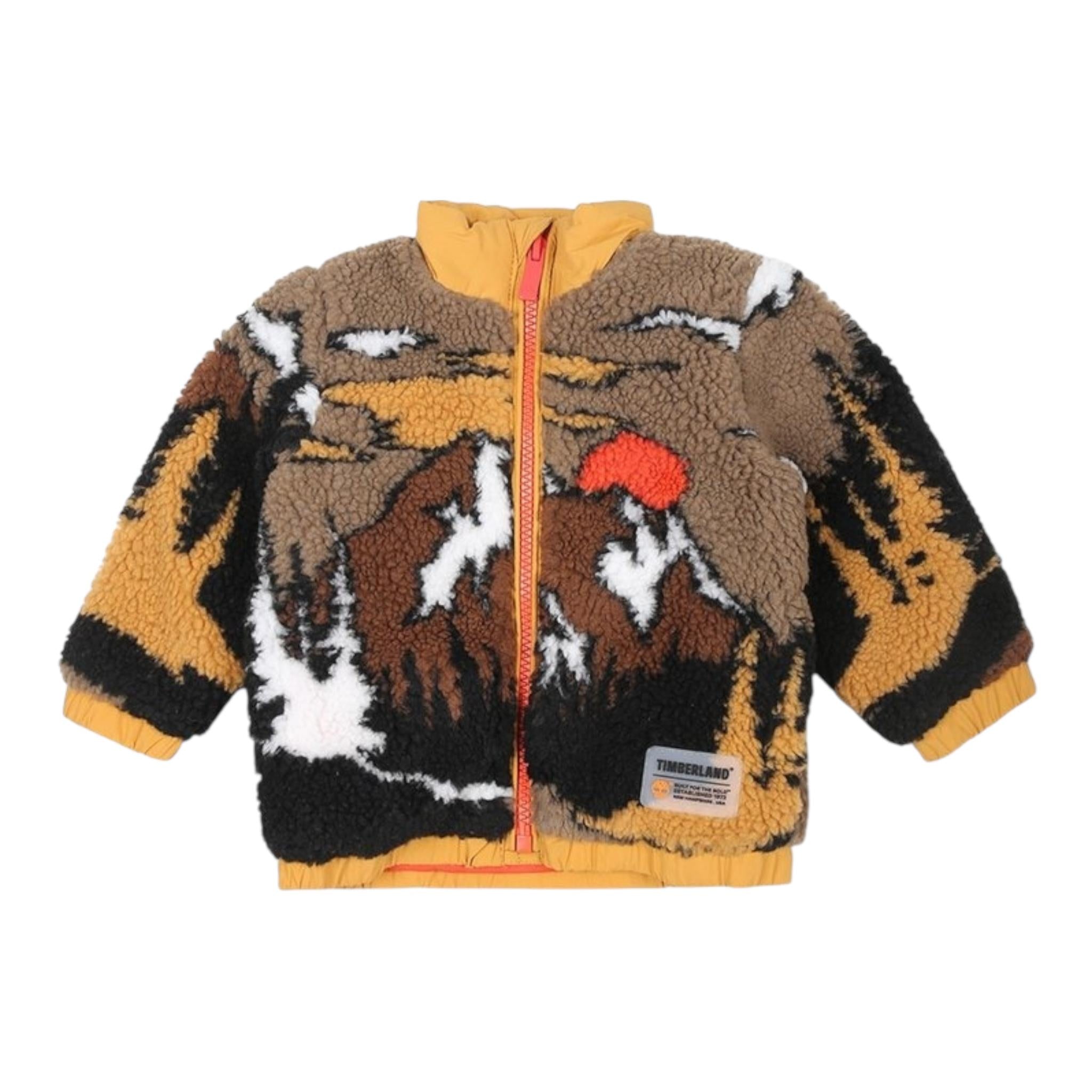 TIMBERLAND giubbino teddy stampa fantasia Beige per Bambino T60269 BEIGE TIMBERLAND 